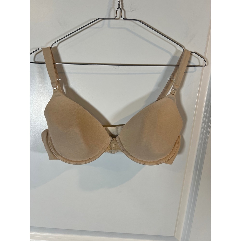 Gilligan & O'Malley‎ Womens Nursing Bra Underwire Beige 34C